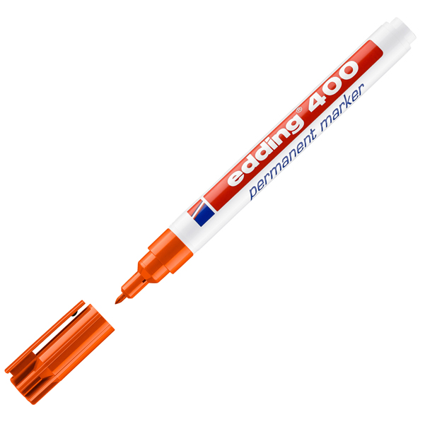 Marcatore permanente Edding 400 - punta conica - tratto 2,00mm a 4,00mm - astuccio 10 colori assortiti - Edding