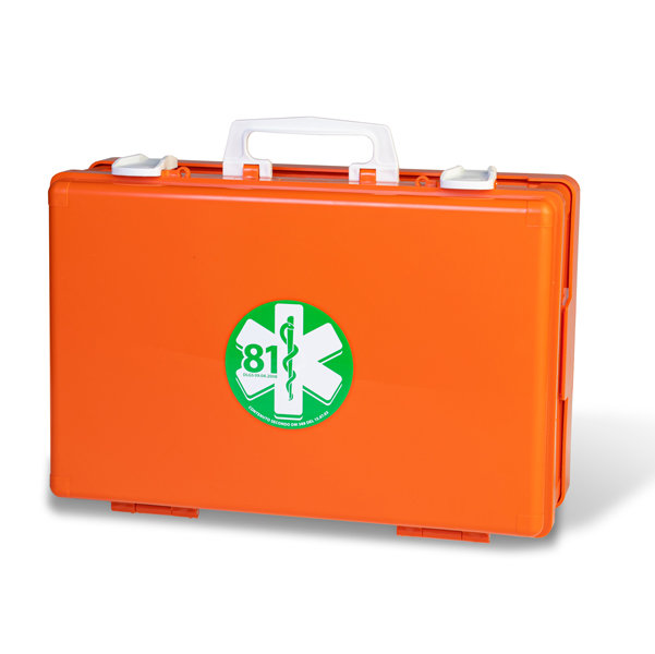 Valigetta di pronto soccorso Medic 2 - 39,5x27x13,5 cm - oltre 3 persone - arancio - PVS