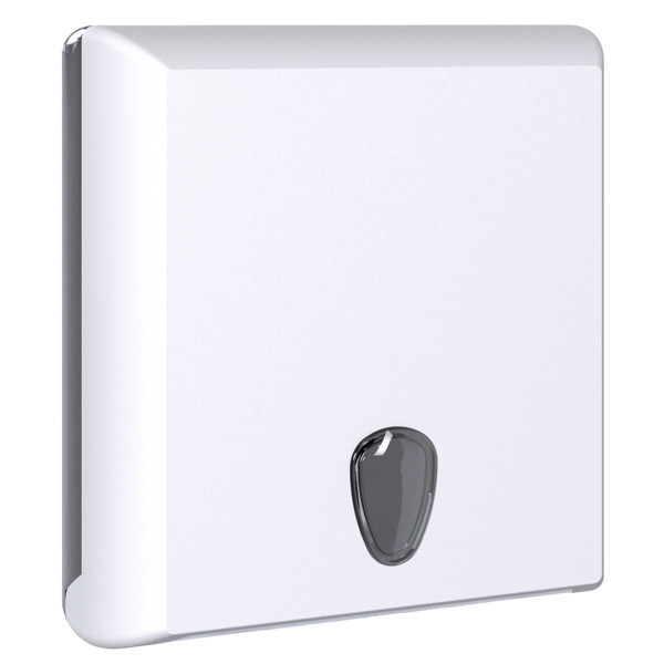 Dispenser asciugamani EColored piegati a Z/C - 29 x 10,5 x 30,5 cm - adamello white - Mar Plast