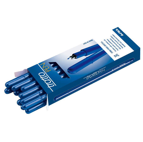 Pennarello fineliner Tratto Pen - tratto 0,5mm - blu - Tratto