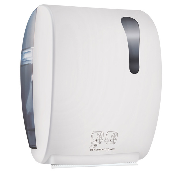 Dispenser elettronico asciugamani Kompatto Advan 875 - 32 x 22,4 x 40,5 cm - bianco - Mar Plast