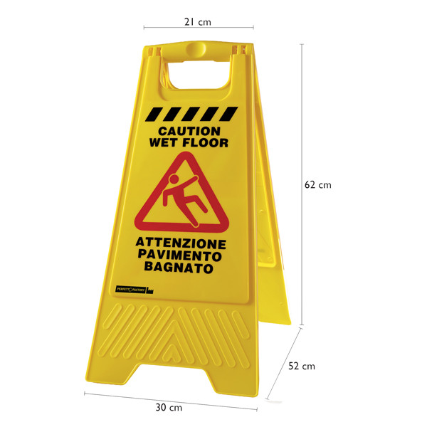 Cartello Pavimento Bagnato - 30x62 cm - PerfettoFactory
