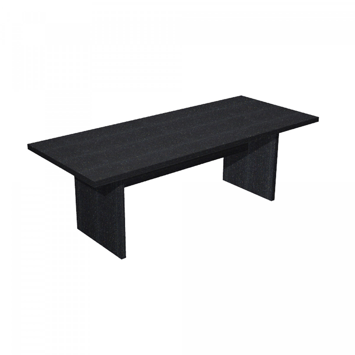 Tavolo riunioni Prestige - 220 x 100 x 74 cm - nero venato