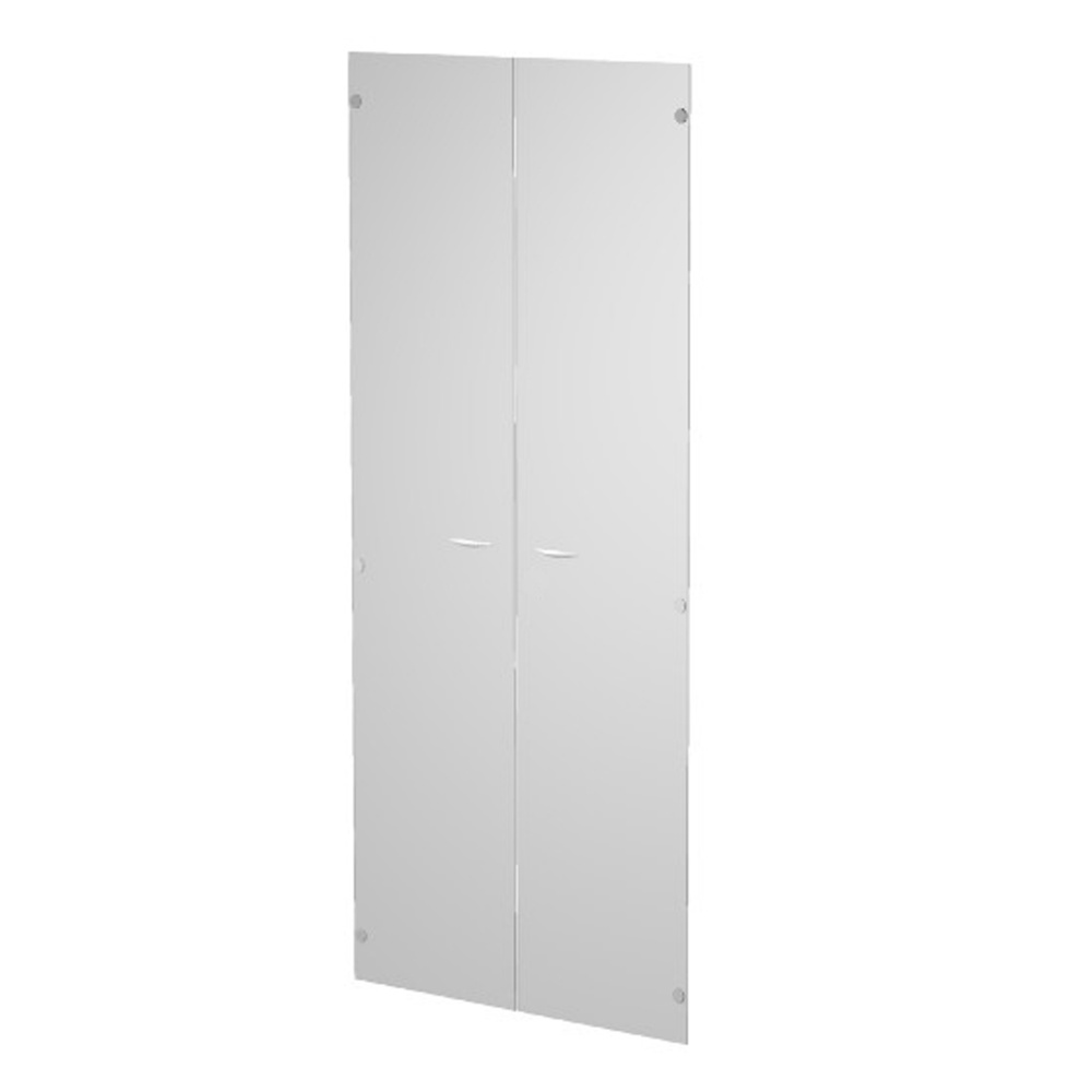 Coppia ante Easy - per mobile alto - 80x175 cm - spessore 5 mm - vetro satinato - Artexport