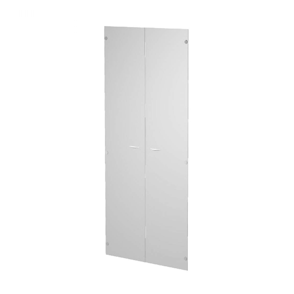 Coppia ante Easy - per mobile alto - 80 x 175 cm - spessore 5 mm - vetro satinato