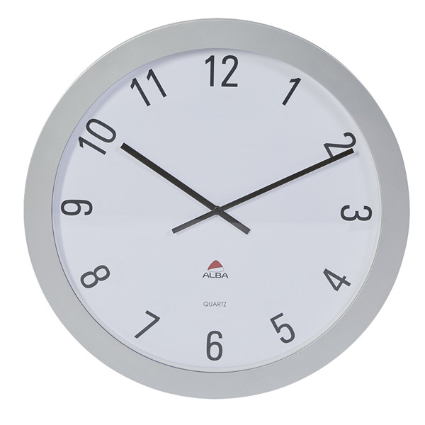 Orologio da parete Giant - diametro 60 cm - grigio - Alba
