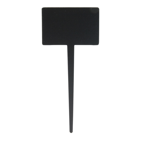 Silhouette Tags - forma rettangolo - 15x25 cm - nero - Securit - set 5 pezzi