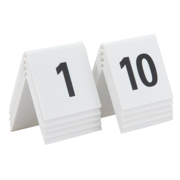 Numeri per tavoli - set da 1 a 10 - Securit