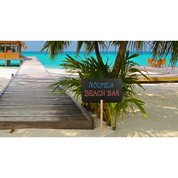 Silhouette Board Sticks - forma rettangolo - 73,5x45 cm - nero - Securit