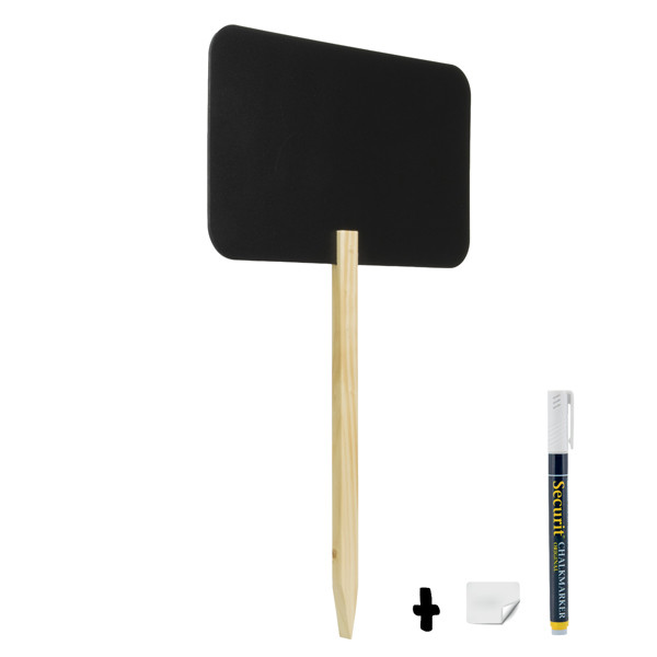 Silhouette Board Sticks - forma rettangolo - 73,5 x 45 cm - nero - Securit