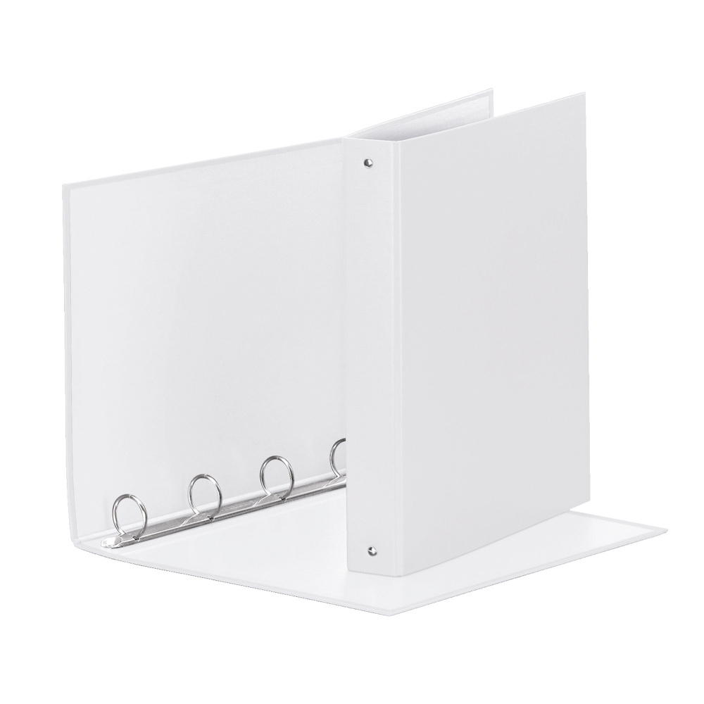 Raccoglitore Meeting - 4 anelli tondi 30 mm - dorso 4 cm - 22x30 cm - PPL - bianco - Esselte