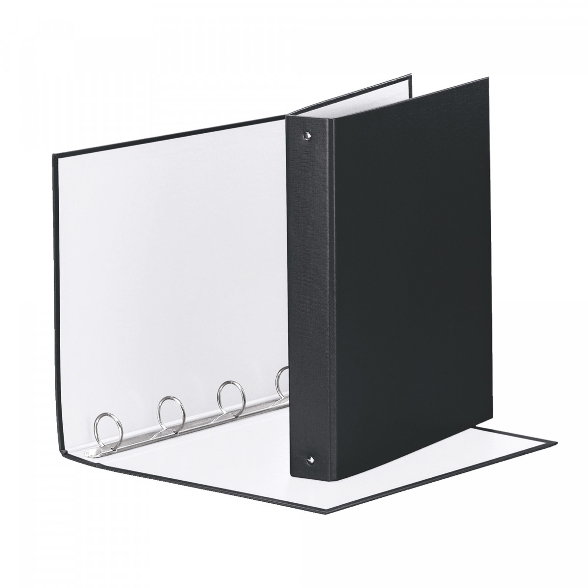Raccoglitore Meeting - 22 x 30 cm - 4 anelli tondi 30 mm - dorso 4 cm - PP - nero - Esselte