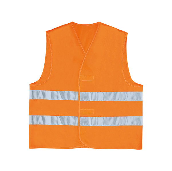Gilet alta visibilit&agrave; GILP2 - poliestere - taglia L - arancio fluo - Deltaplus
