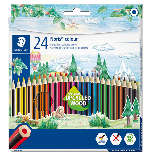 Pastelli colorati Noris Colour - Staedtler - astuccio 24 pezzi