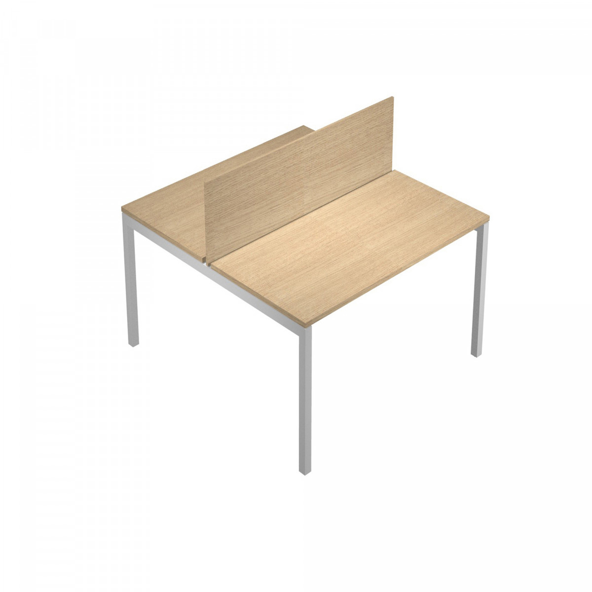 Pannello divisorio Agor&agrave; - per scrivania multiple - 120 x 32 cm - rovere