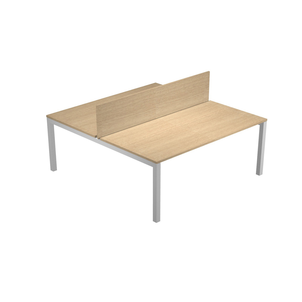 Pannello divisorio AgorA' - per scrivania multiple - 180x32 cm - rovere - Artexport