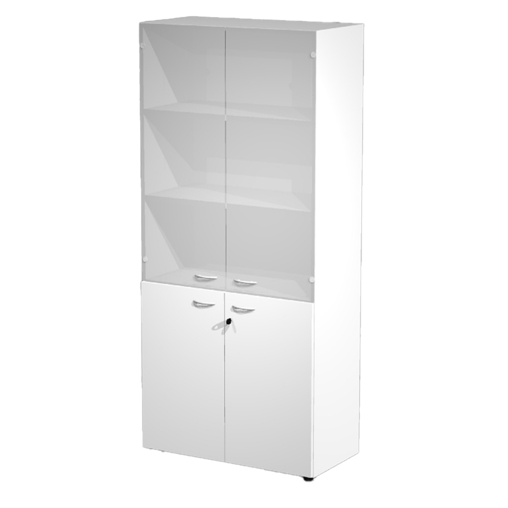 Armadio modulare - a 2+2 ante - 90x45,8x200 cm - bianco - Artexport