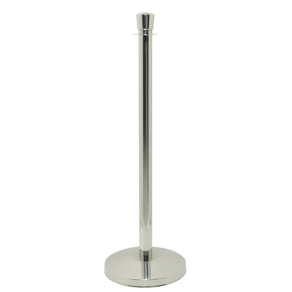 Colonnina segnapercorso cromata Budget - altezza 100 cm - Securit