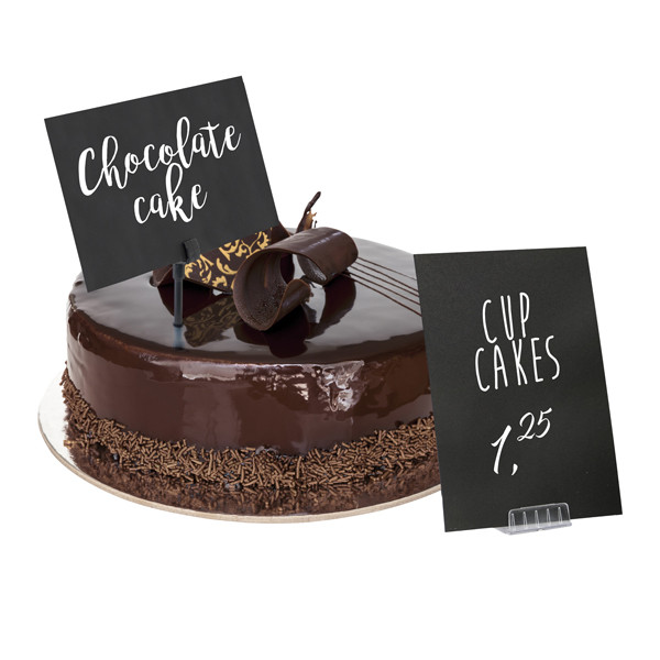 Targhette -15 x 21 cm (A5) - nero - Securit - set 10 pezzi