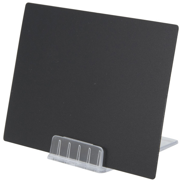 Supporti a L per targhette - trasparente - Securit - set 10 pezzi