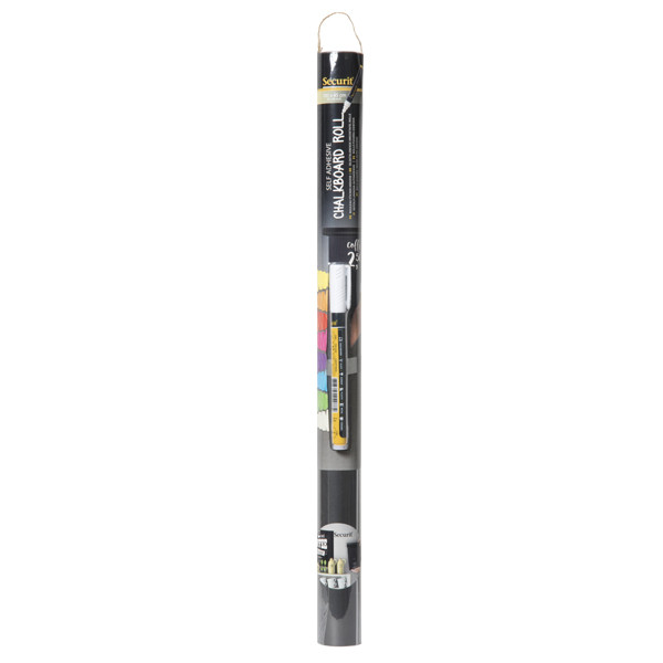 Lavagna adesiva in rotolo - 100 x 45 cm - nero - Securit