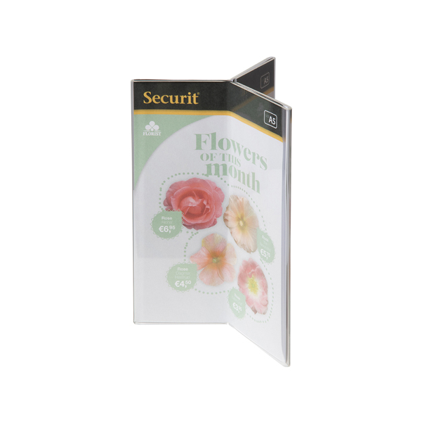 Display PortamenU' a Y - 14,8x21 cm (A5) - Securit