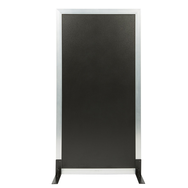 Lavagna Multiboard - 60 x 115 cm - cornice argento - Securit