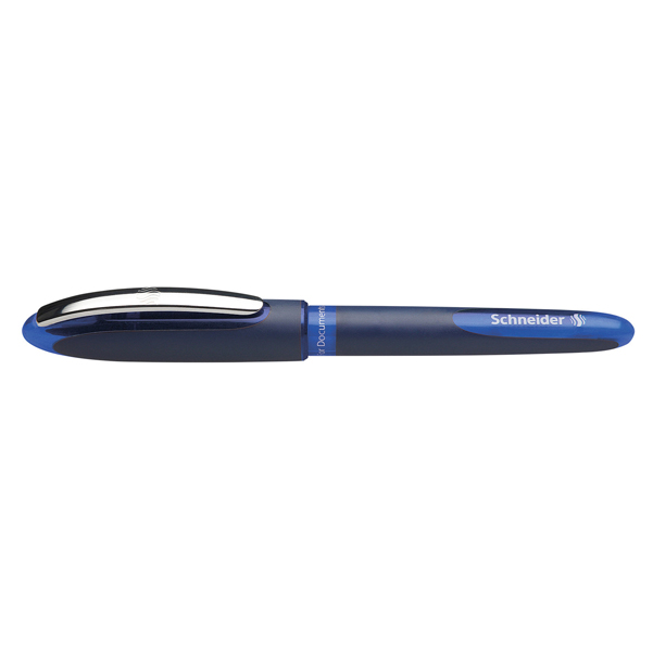 Roller One Business con cappuccio - tratto ultra smooth 0,6mm - blu - Schneider