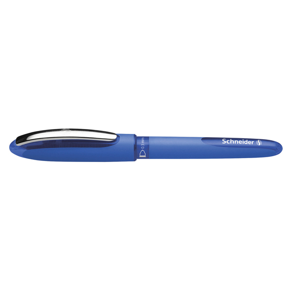 Roller One Hybrid C con cappuccio - tratto 0,3mm - blu - Schneider