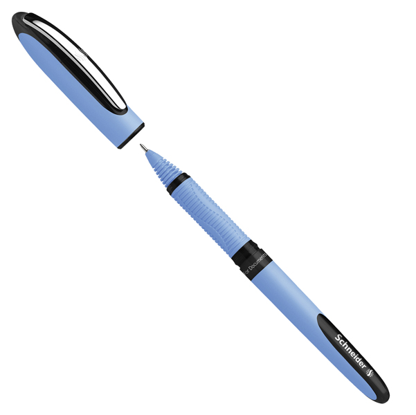 Roller One Hybrid N con cappuccio - tratto 0,5mm - nero - Schneider