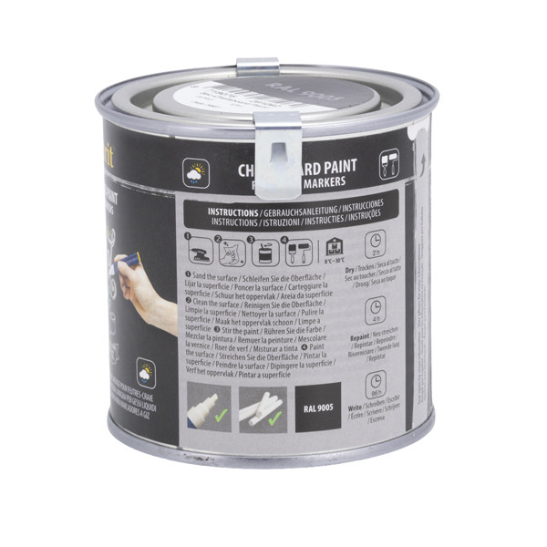 Pittura Lavagna - nero - 250 ml (3 mq) - Securit