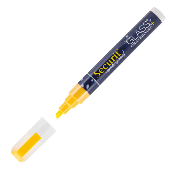 Marcatore a gesso liquido waterproof - punta da 2,00 - 6,00 mm - colori assortiti - Securit - conf. 4 pezzi
