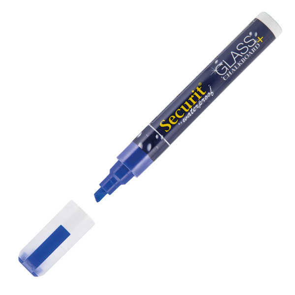 Marcatore a gesso liquido waterproof - punta da 2,00 - 6,00 mm - colori assortiti - Securit - conf. 4 pezzi