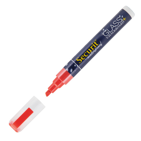 Marcatore a gesso liquido waterproof - punta da 2,00 - 6,00 mm - colori assortiti - Securit - conf. 4 pezzi