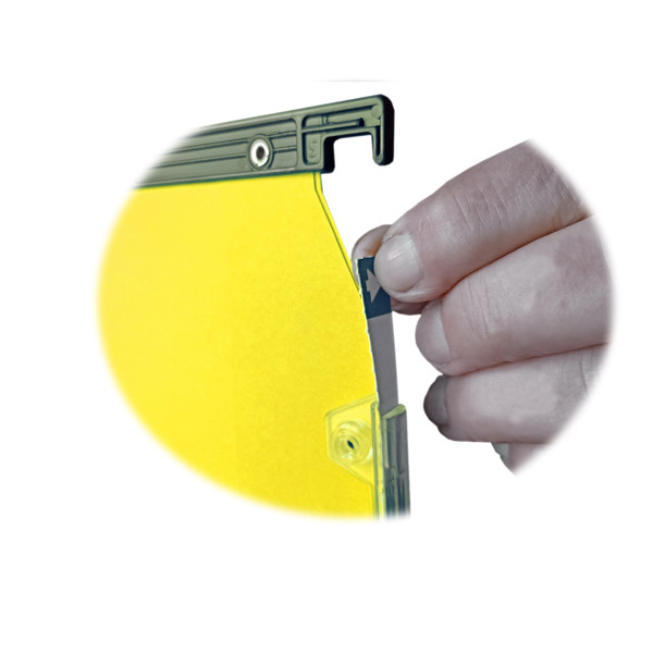 Cartella sospesa Joker - armadio - interasse 33 cm - fondo U - 33 x 28 cm - giallo - Bertesi