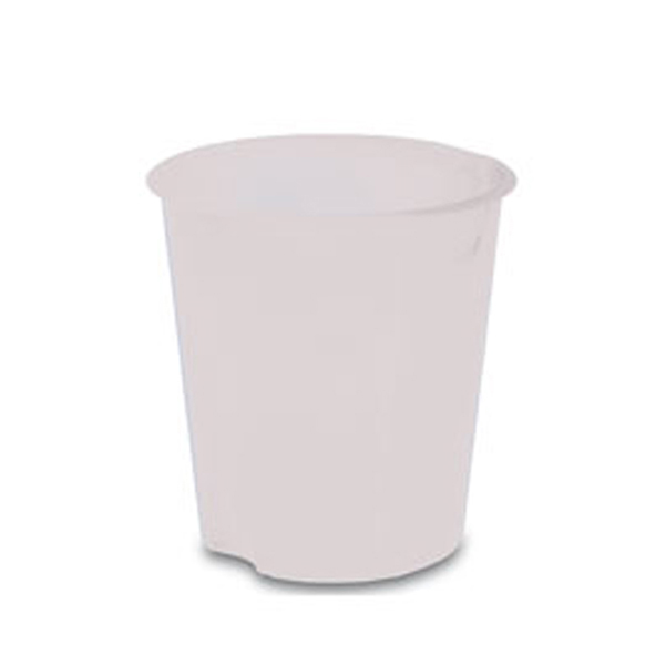 Cestino gettacarte E020 Modula - altezza 32,5 cm - diametro 31 cm - 16,5 lt - trasparente neutro - Fellowes