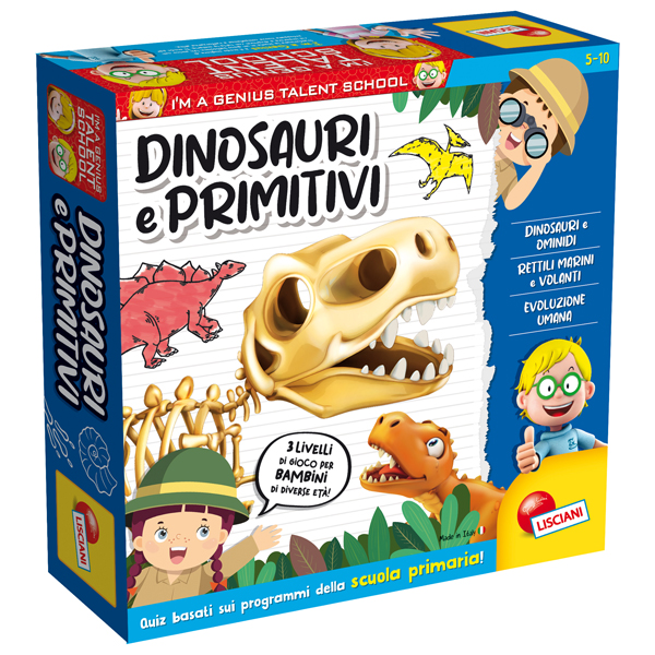 I'm a Genius TS Dinosauri e Primitivi - Lisciani