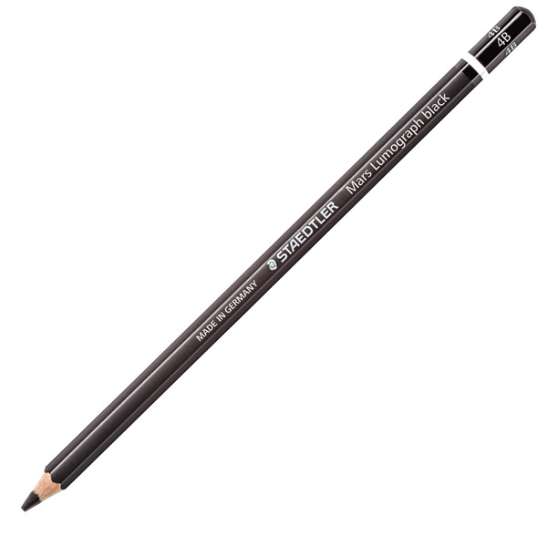 Matita di grafite tipo carboncino Mars Lumograph Black - gradazione 4B - Staedtler