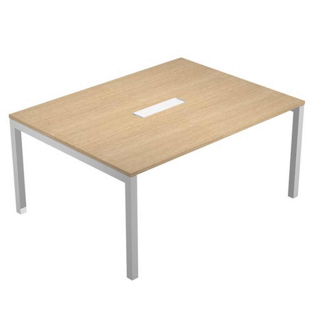 Tavolo riunioni AgorA' - 6 posti - 160x120x72,5 cm - rovere - Artexport