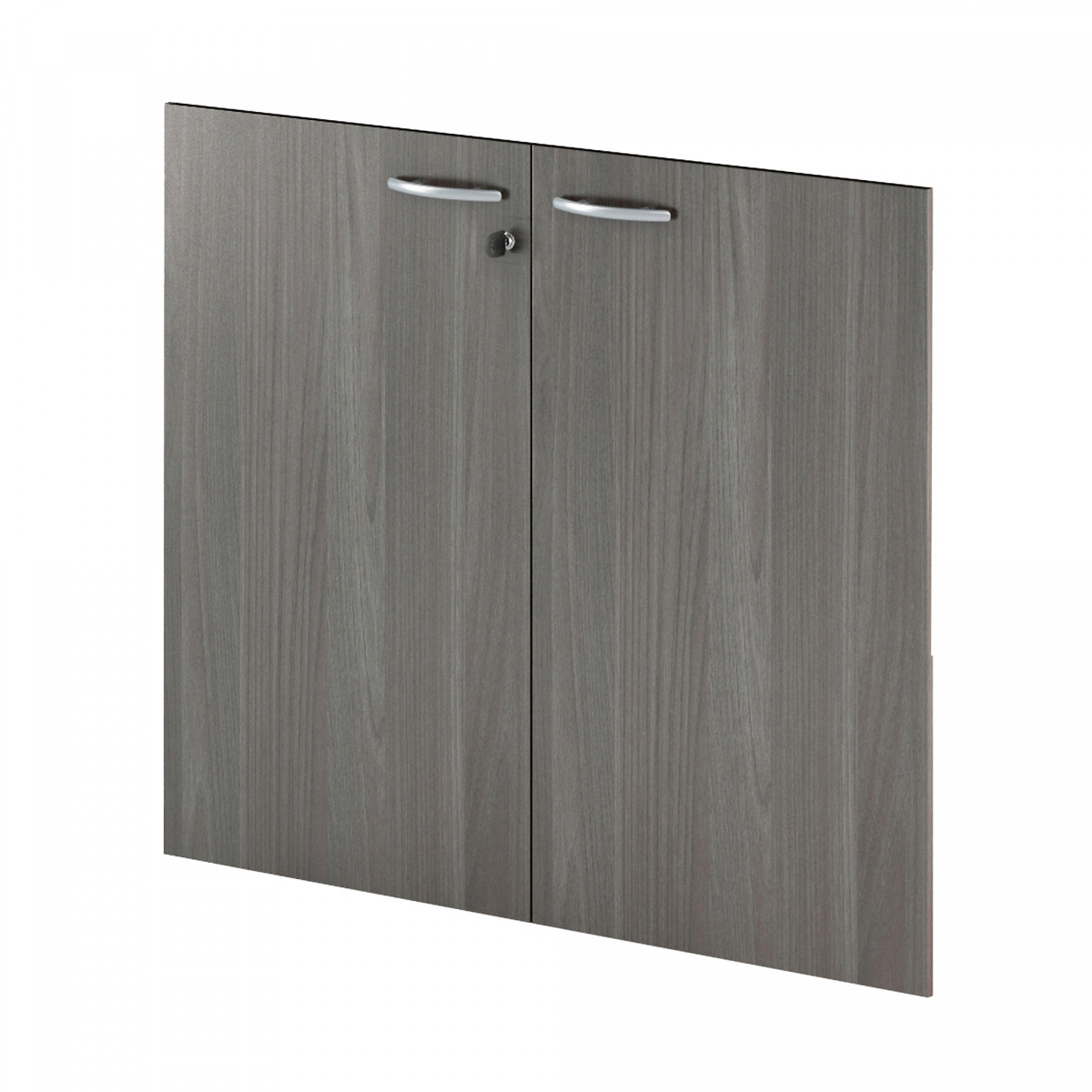 Coppia ante Easy - per mobile contenitore basso - 80 x 67 cm - spessore 18 mm - melaminico - frassino toscano