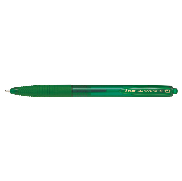 Penna a scatto Supergrip G - punta 1,0mm - verde - Pilot