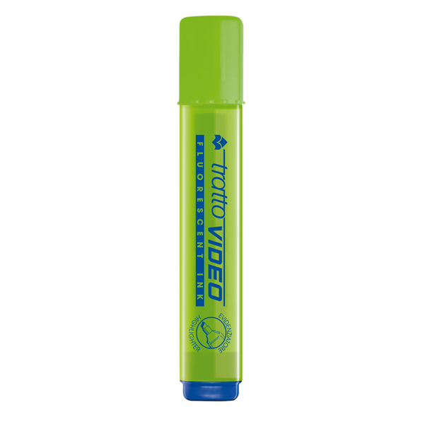 Evidenziatore Tratto Video - punta a scalpello - tratto da 1,0-5,0mm - lime - Tratto