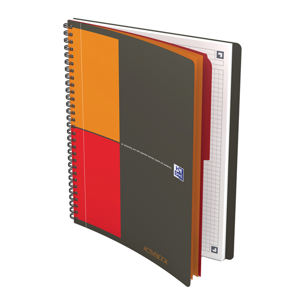 Blocco spiralato International Favorit - formato Notebook - 18 x 25cm - 80gr - 80 fogli - Oxford