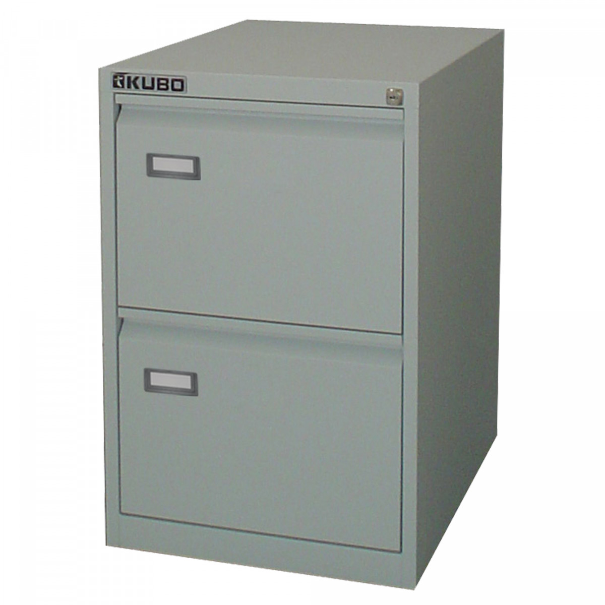 Classificatore Kubo - per cartelle sospese - 2 cassetti - 46 x 62 x 70 cm - grigio - Bertesi