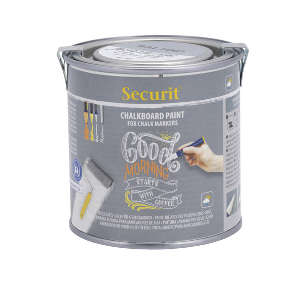 Pittura Lavagna - grigio - 250 ml (3 mq) - Securit
