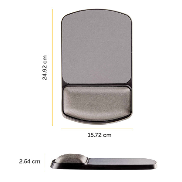 Mousepad con poggiapolsi in gel - regolabile - Fellowes