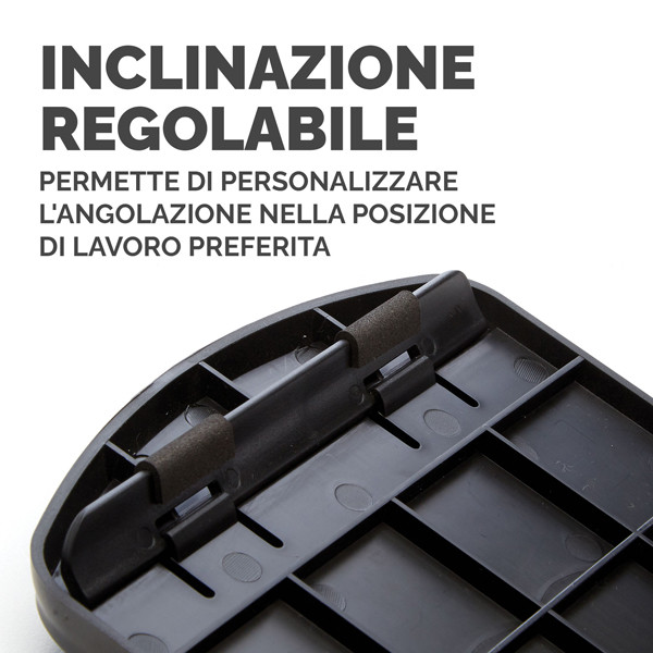 Poggiapolsi da tastiera - gel - regolabile - Fellowes