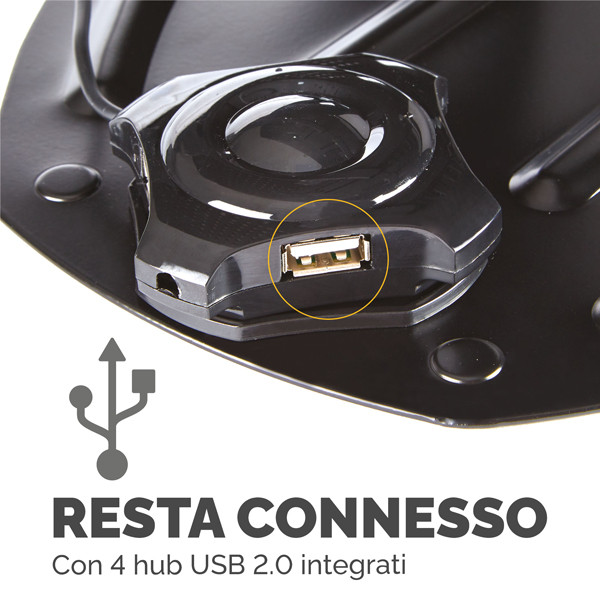 Supporto notebook Professional Series - hub USB - leggio - Fellowes