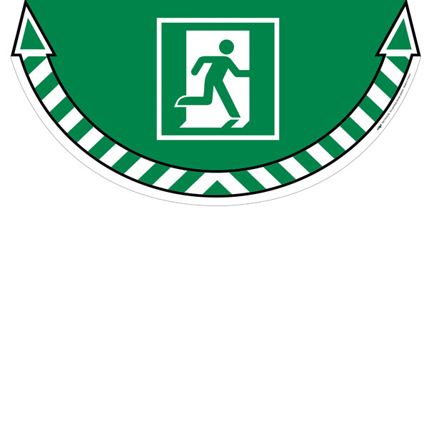 Adesivo segnalatore Take Care - da terra - 