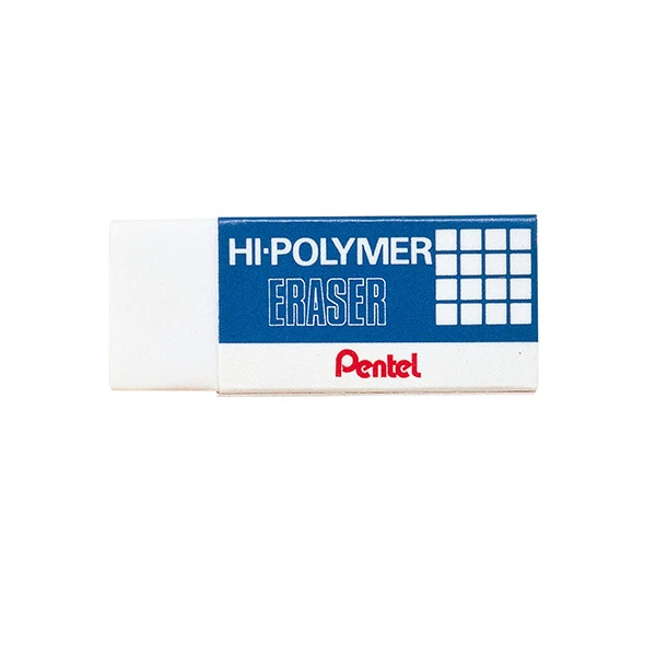 Mini gomma Hi Polymer - colori assortiti - Pentel - display 48 pezzi